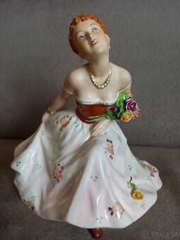 Soska royal dux dama s ruzami cerveno broskynova