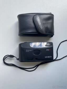 Retro fotoaparát Minolta F10 BF + originální pouzdro