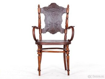 Historická židle, křesílko J&J Kohn 1880.