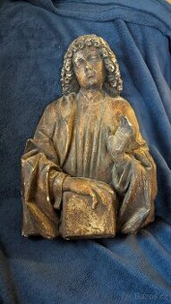 Svatý Jan Evangelista – patinovaná sádra