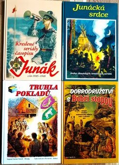 4x  komiks: Junák-Junácká srdce-Truhla pokladů Dobrodružství