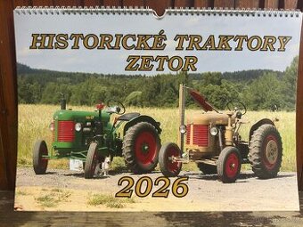 Kalendáře s traktory Zetor na rok 2026