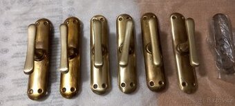 Starožitné Mosazné kliky do oken