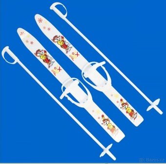 Dětské lyže - Kluzky 80 cm (set) - NOVÉ