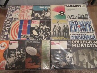 19 kusů SP/ EP desek - čs. rock