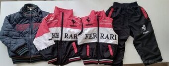 4 kusy oblečení Ferrari pro chlapce, vel. 86-92
