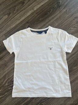 bílé unisex tričko Gant vel 110/116