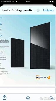 Panely solární JA Solar 500Wp Bifacial