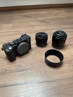 Sony Alpha A7C + 2 objektivy + příslušenství TOP STAV