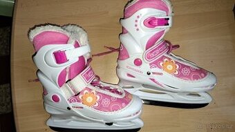 Dětské brusle s kožíškem vel. 30 - 33