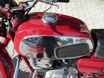 Jawa 350/634 nová nádrž vínová (výměním) za šípkovou