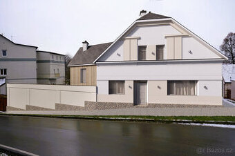 Bývalá usedlost s dvěma RD, stodolou s autodílnou a garáží