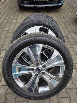 Prodam originální Alu s letními pneu na Ssang Yong Rexton