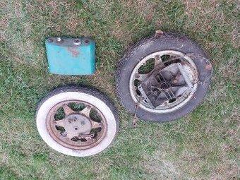 ČZ 175 skútr kolo přední a zadní