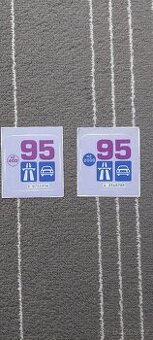 Dalnicní známky na rok 1995