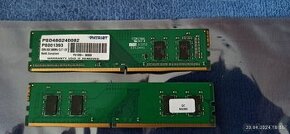 Patriot 16GB(2x8GB) DDR4 2400MHz CL17-17-17-39