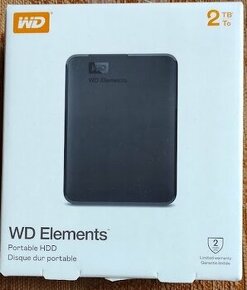 Nový WD Elements externí disk 2TB