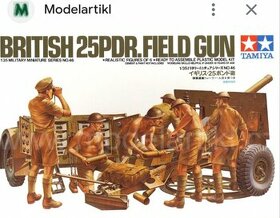 British 25PDR Field Gun 1/35
