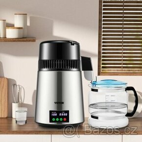 destilátor 230V, 750W, 4 litry/h, nastavení teploty a času
