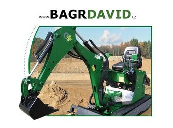 PRONÁJEM MINI BAGRU (možno s obsluhou) Liberecký kraj