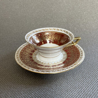 Art Deco moka šálek s podšálkem 70ml, Dolní Chodov I