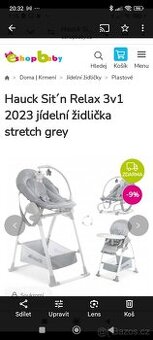 Dětská jídelní židlička