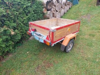 Kára / tažná kára, přívěsný vozík, vozík na 4kolku