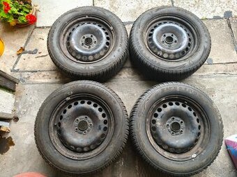 16" 5x108 zimní komplet Ford + pneu 215/60R16 7mm
