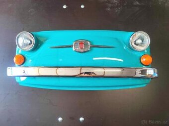 Dekorace předního čela Fiat 500 tyrkysová barva