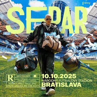 Separ-10.10.2025-3x listky-Bratislava