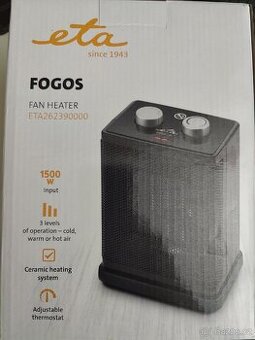 Teplovzdušný fukar ETA 750/1500W