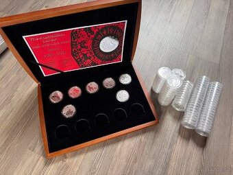 Komletní serie Lunární kalendář III Lunar 7x 1/2oz v etui