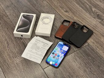 Apple iPhone 15 PRO 256GB černý - TOP STAV