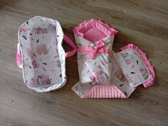 Souprava pro panenky do kočárku /kolibky