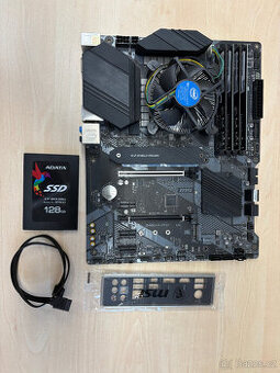 MSI Z490-A PRO, Intel 3,5GHz, 16GB DDR4, SSD 128GB, Windows