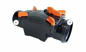 Zpětná klapka s aretací a dvěma klapkami DN125