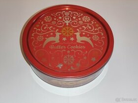 Plechová krabička, průměr 20 cm