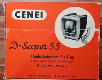 Promítačka diapozitivů 5x5 cm