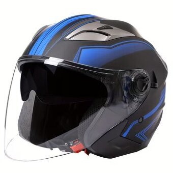 NOVÁ Otevřená motocyklová přilba XL (60-61 cm)