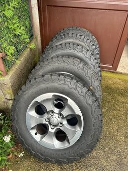 Jeep Wrangler sada 5ks BF Goodrich AT 255/70 r18