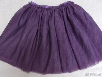 Tylová třpytivá sukýnka H&M vel. 134 / 140