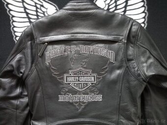 Kožená bunda Harley Davidson - jediný kus v ČR