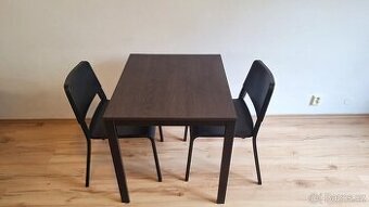 IKEA Rozkládací stůl VANGSTA + 3 židle