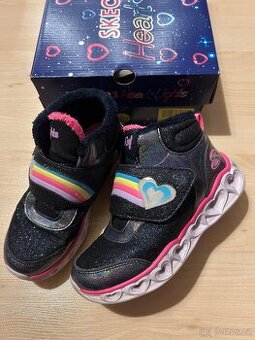 Podzimní / zimní svítící Skechers - velikost 30