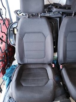 Sedačky passat b7 hnědé