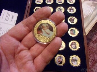 Prodám kazetu krásných mincí princezna Diana