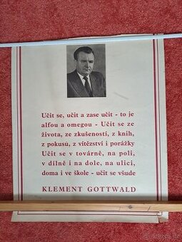 Plakát K. Gotwald.