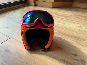 Dětská lyžařská přilba + brýle Neon