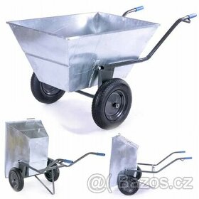 Vozík - zahradní kolečko výklopné zinkovaný nosnost 300kg