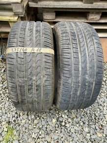 Prodam 2.ks letnich pneu 275/40R18 Pirelli runflat - 1